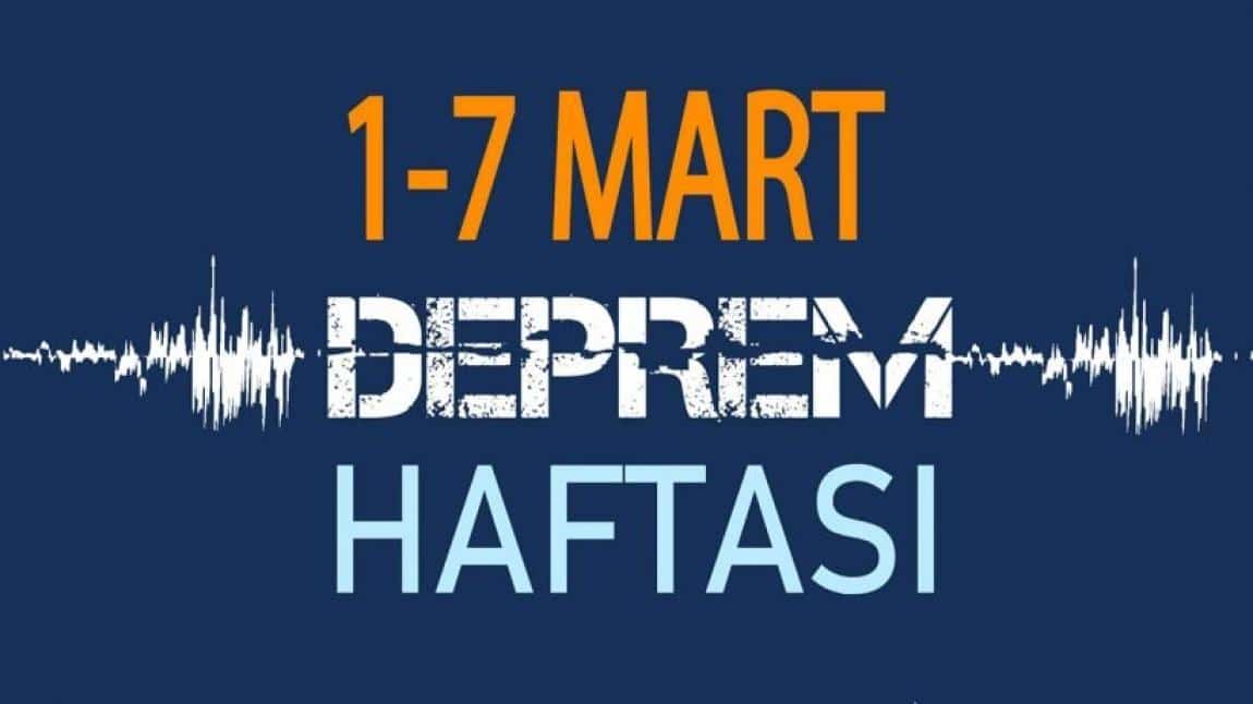 1-7 MART DEPREM HAFATSI